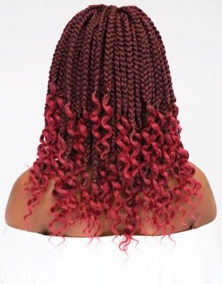 Box Braid 12 Inch Curly Finish Nala Tress Crochet Braid By Janet Collection