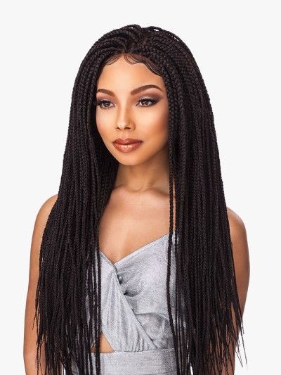 Wakego Twist Braid Wig 4x4 lace Box Braids Wig Cheap Lace Front Wig  Perruque Synthetique Lace Frontal 30 inch 670g/Pcs Locs Wig