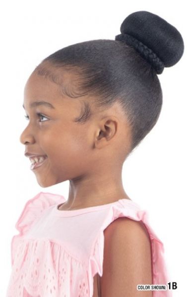 Braided Bun Kids Bun Model Model