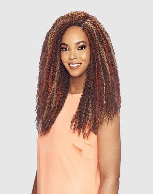 2X Brazilian Braid 18 Inch Synthetic Hair Crochet By Express Braid - Vanessa