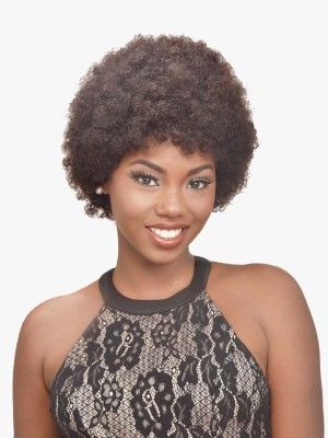 Afro 6 Inch Virgin Remi HH Brazilian Full Wig - Beauty Elements