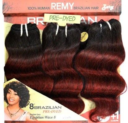 Brazilian Egyptian Wave 8 3 Pcs Closure Remi Human Hair Weave Zury Hollywood