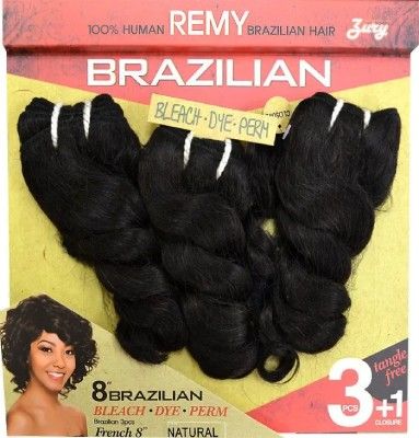 Brazilian French 8 3 Pcs Closure Remi Human Hair Weave Zury Hollywood
