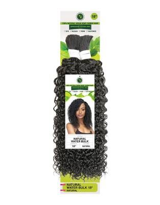Brazilian Natural Water Bulk 18 Braiding Hair Janet Collection
