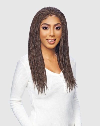 Bright Twisty Braid Style Lace Front wig By Vanessa