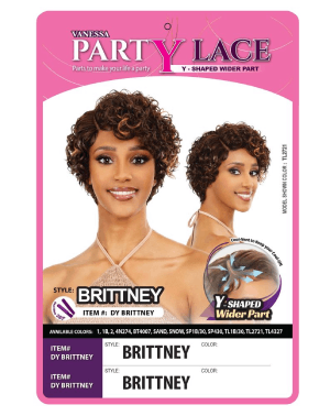 DY Brittney Synthetic Hair Full Wig Party Lace Vanessa