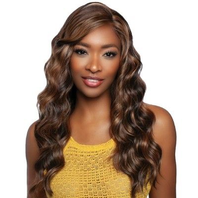 BS405 Soft Swiss Brown Sugar Whole Lace Wig Mane Concept