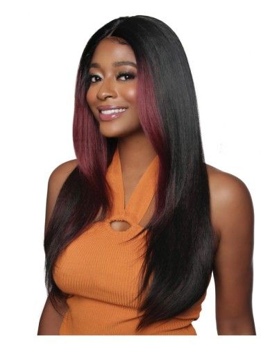 FIRST DAY HD Everyday Lace Front Wig Brown sugar Human Hair Blend Mane Concept 