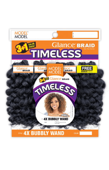 4X Bubbly Wand Timeless Glance Braid Model Model