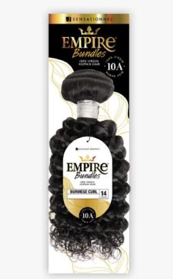 10A Empire Bundle Burmese Curl 100 Virgin Human Hair Weave Sensationnel