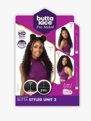 Butta Unit 2 Pre Styled Synthetic Hair HD Lace Front Wig Sensationnel