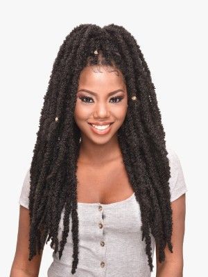 Butterfly Loc 24 Inch Realistic Fiber Density Lace Braided Wig - Beauty Element 