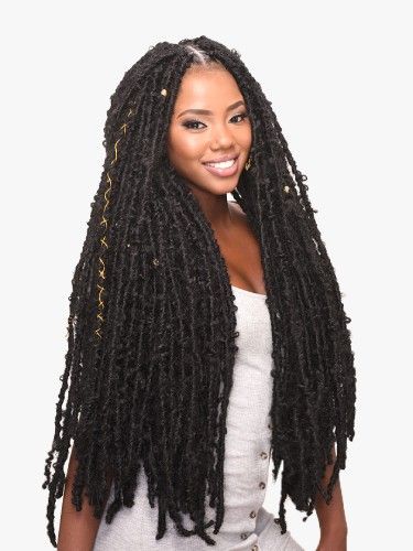 Butterfly Locs Single (M) 18 Inches Ghana Realistic Beauty Element Crochet Braid - Bijoux