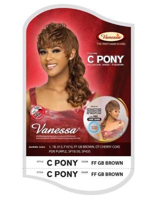 C Pony Fashion Wig Synthetic Hair Vanessa