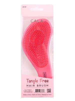 Cala Tangle Free 66736 Coral Floral Hair Brush 6 Pcs Box