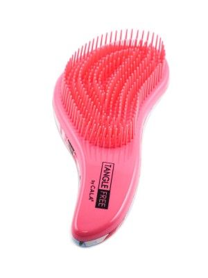 Cala Tangle Free 66736 Coral Floral Hair Brush 6 Pcs Box