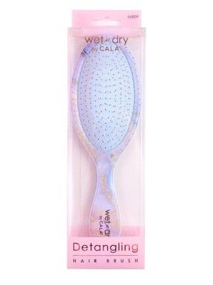 Cala Wet n Dry 66809 Detangling Marble Color Hair Brush 6 Pcs Box