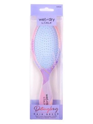 Cala Wet n Dry 66826 Detangling Hair Brush Geometric Pastel 6 Pcs Box