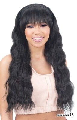 Calista Headband Full Cap Wig - Model Model