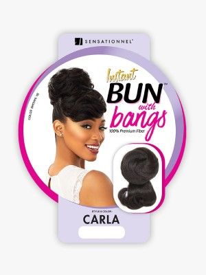 Carla Premium Fiber Instant Bun n Bangs Sensationnel