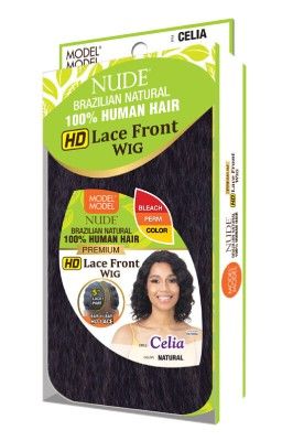Celia By Model Model Nude Brazilian 100% Human Hair Lace Front Wig