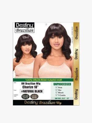 Charlize 18 Inch Virgin Remi HH Brazilian Full Wig - Beauty Elements