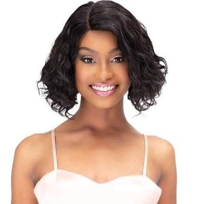Charm 100% Natural Virgin Remy Human Hair Deep Part Lace Front Wig By Janet Collection