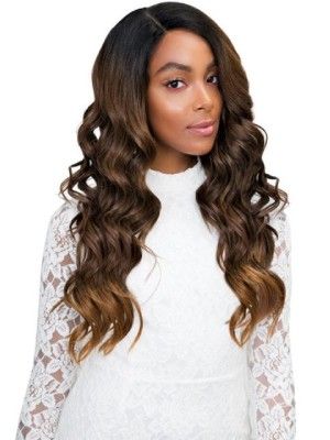 Chelsea Princess Human Hair Blend 4X4 Lace Front Wig By Janet Collection