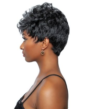 11A Chic Pixie Brazilian Virgin Remy Human Hair Full Wig Trill Mane Concept