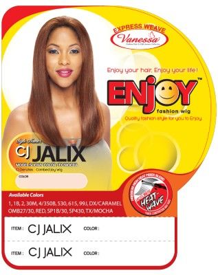 CJ Jalix Synthetic Hair Full Wig By Enjoy - Vanessa