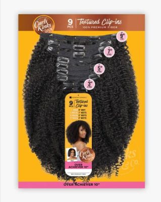 Over Achiever 10 Kinks n Clip In 9 Pieces Hair Piece Sensationnel