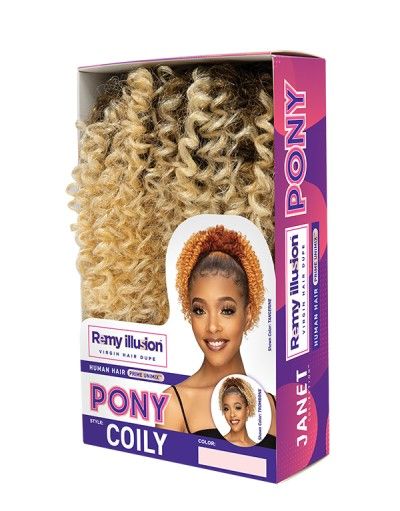 Remy Illusion Pony Coily Premium Human Hair Janet Collection