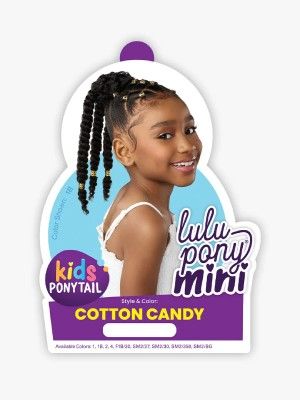 Cotton Candy Lulu Pony Mini Drawstring Ponytail Sensationnel