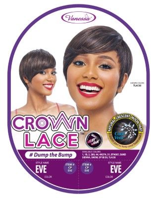 CP Eve Synthetic Hair Lace Front Wig By Crown Lace - Vanessa