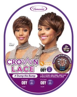 CP Oby Synthetic Hair Lace Front Wig By Crown Lace - Vanessa