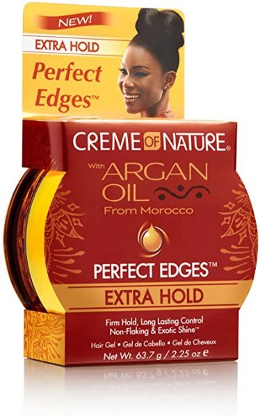 Argan Oil Perfect Edges Extra Hold, 2.25 oz, Creme of Nature Argan Oil Perfect Edges Extra Hold, 2.25 oz, Edge Control, extra hold gel, Edge Control , Perfect Edge, Argan Oil, Argan Oil Perfect Edges for hair, hair gel, hair perfect edge, hair perfect edg