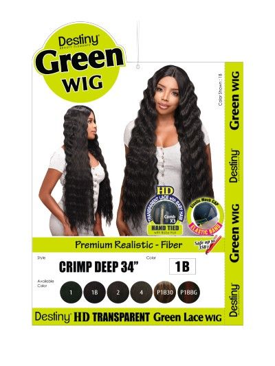 Crimp Deep 34 Lace Front Wig Beauty Elements