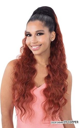 CRIMP DOLL 30 Inch By Mayde Beauty Synthetic Drawstring Ponytail