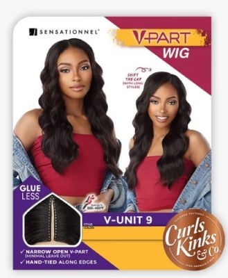 Curls Kink N Co Unit 9 V Part HD Lace Front Wig Sensationnel