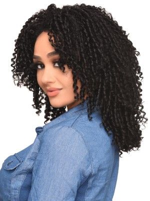 Curly Sue Destiny Premium Realistic Fiber Full Wig - Beauty Elements