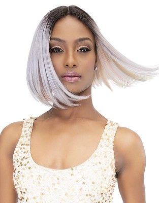 Cute Synthetic Deep Part Color Me Lace Front Wig By Janet Collection