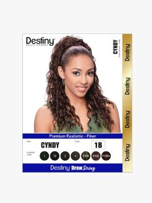 CYNDY Destiny Premium Realistic Fiber Drawstring Hair Bun - Beauty Elements