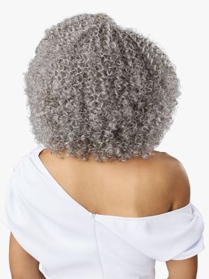 Dashly Unit 8 Salt n Pepper Side Parting Lace Wig Sensationnel