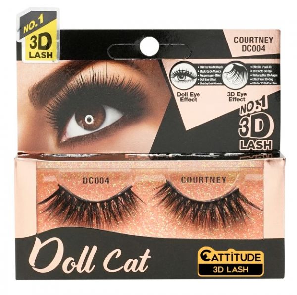 DC004 Courtney Doll Cat 3D Lash Ebin New York