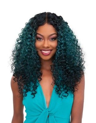 DEE MELT by Janet Collection Synthetic Extended Deep HD Part Lace Wig 