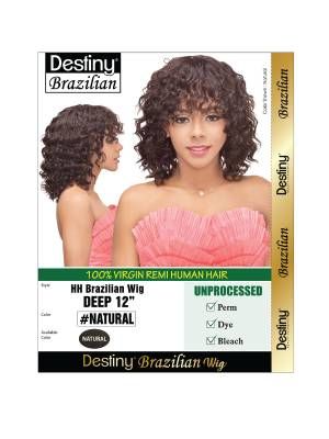 Deep 12 Remi Human Hair Brazilian Lace Front Wig Beauty Elements 