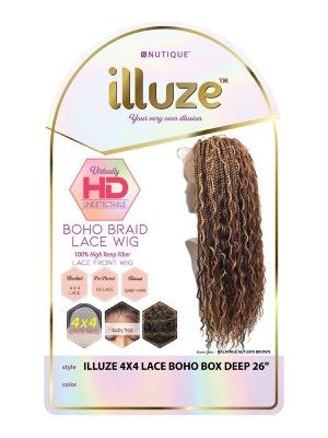 Deep Boho Box 26 4X4 Illuze HD Lace Front Wig Nutique