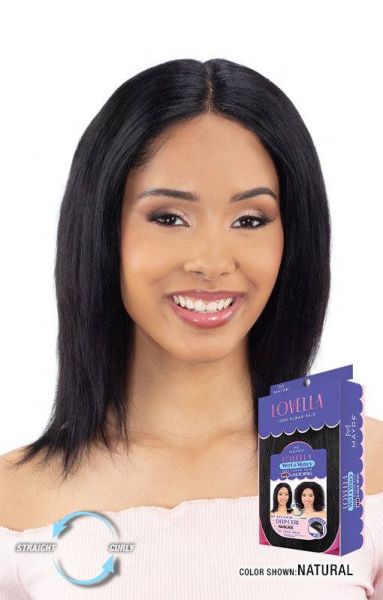 Deep Curl Wet N Wavy Lovella 100 Human Hair Lace Wig Mayde Beauty