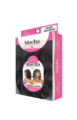 DELIGHT Mocha 100 Human Hair Blend Wig - Mayde Beauty