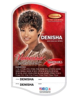 Denisha Synthetic Hair Full by Fashion Wigs - Vanessa